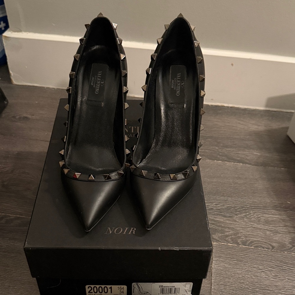 Valentino Noir Studded Heels
